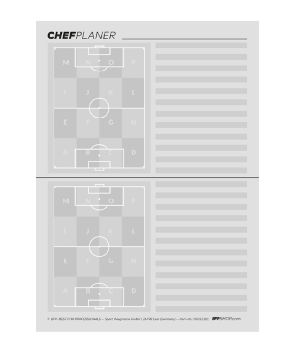 BFP CHEFPLANER Arbeitsblock A5 - mehrfarbig