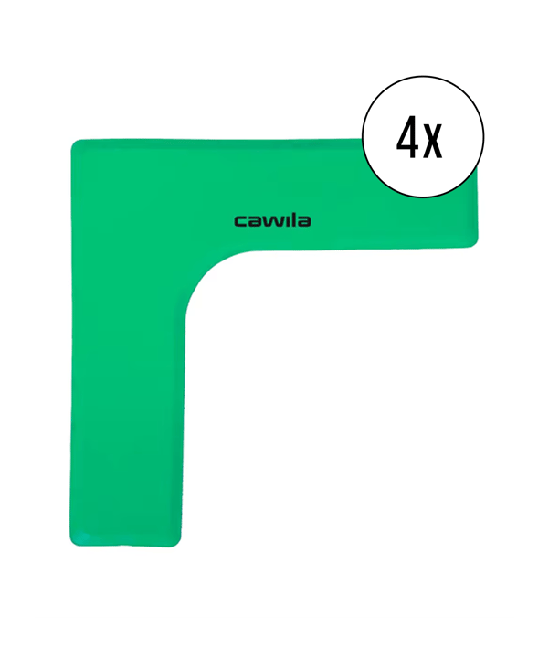 Cawila Marker-System Ecke 27 x 27 x 7,5cm 4er Set Grün - gruen