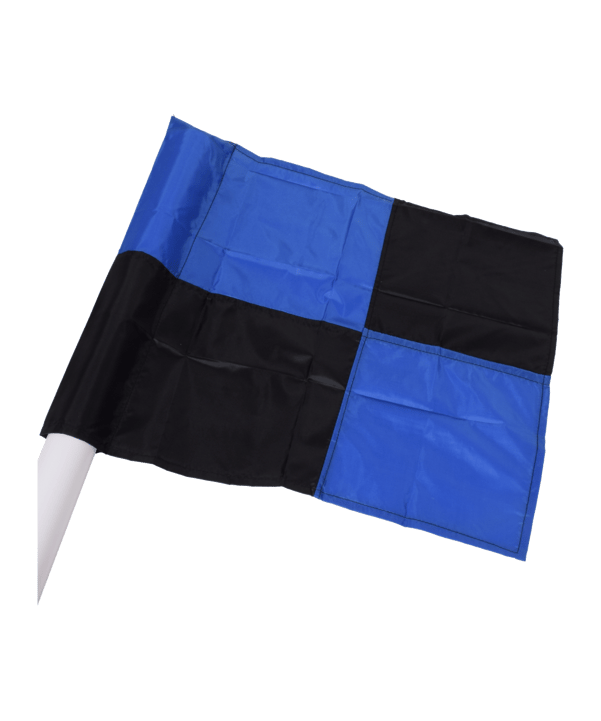 Cawila Eckfahne CHECKERED 45x45cm Schwarz Blau - schwarz