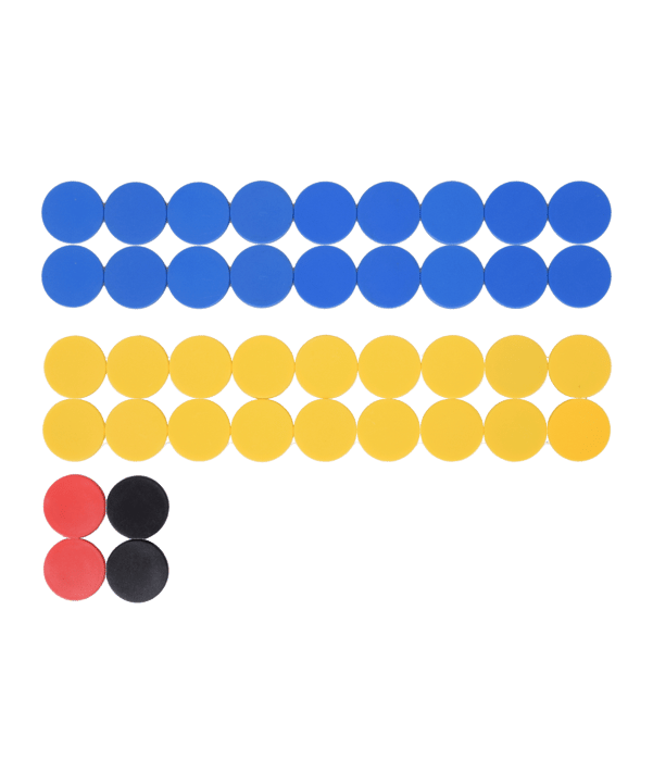 Cawila ACADEMY Magnet Set | 20mm | Gelb Blau - gelb