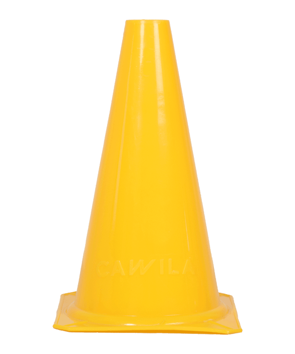 Cawila CORE Markierungskegel S | Training Pylone | 23cm |  Gelb - gelb