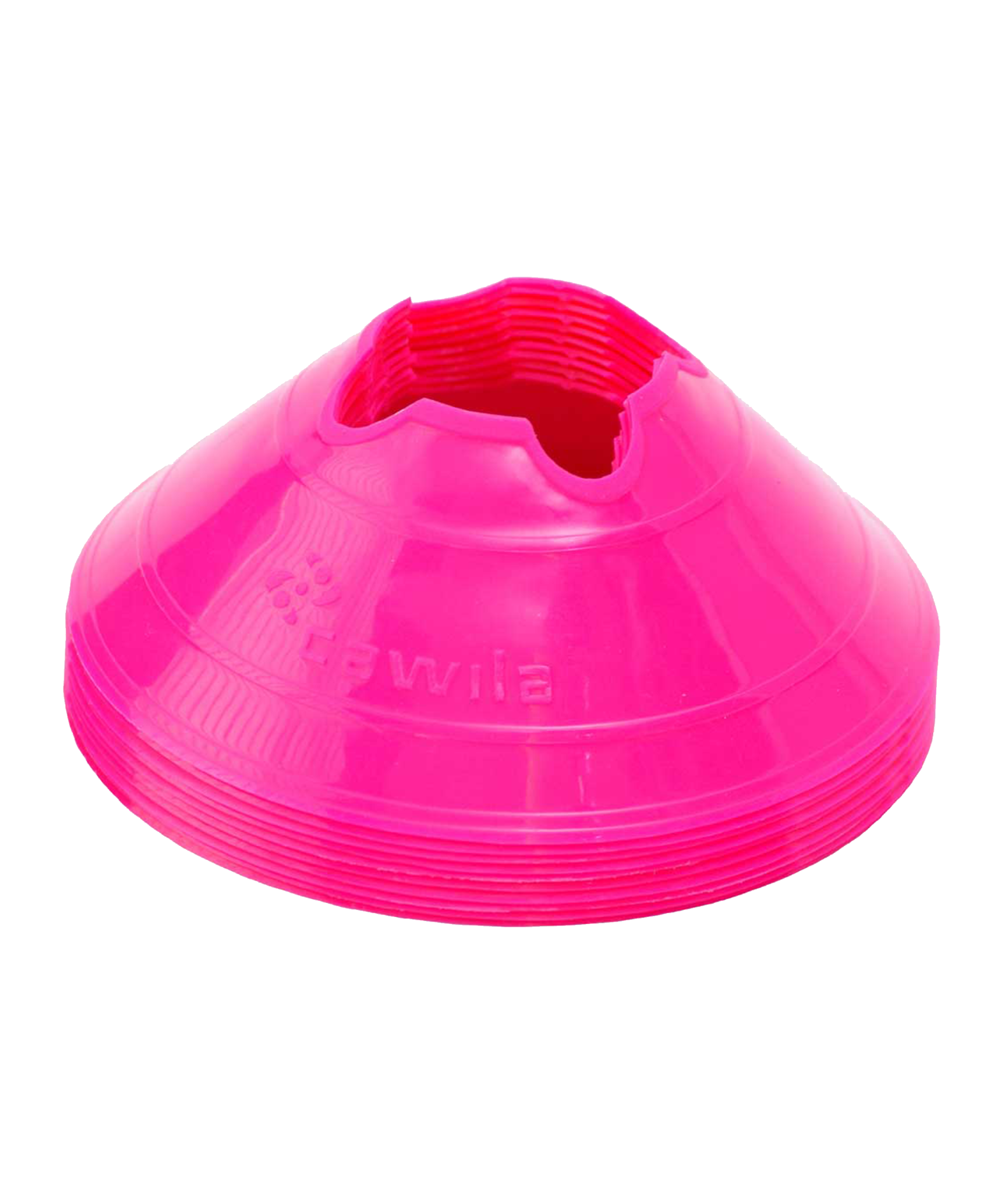Cawila Markierungshauben M | 10er Set | Durchmesser 20cm, Höhe 6cm | pink