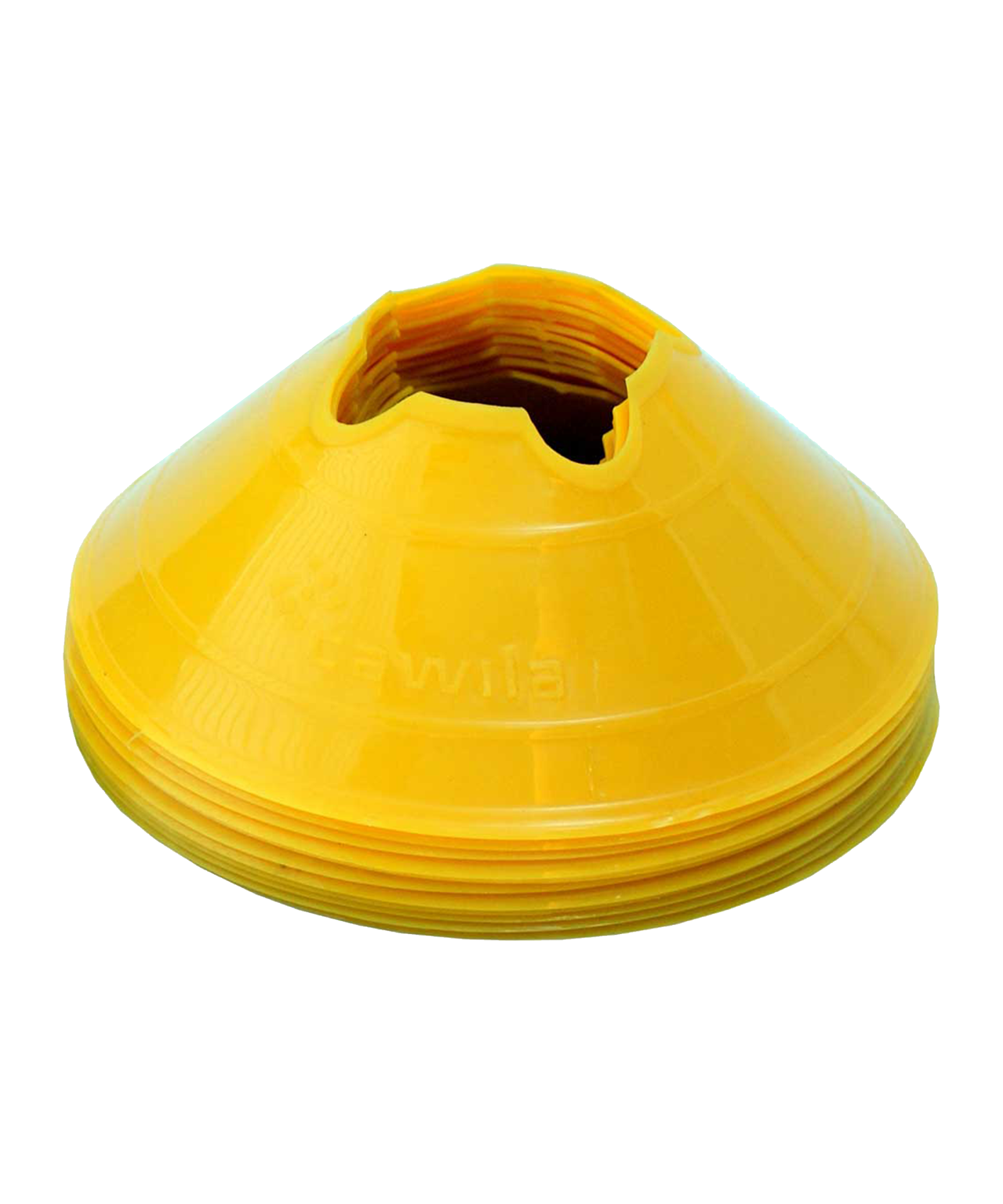 Cawila Markierungshauben M | 10er Set | Durchmesser 20cm, Höhe 6cm | gelb